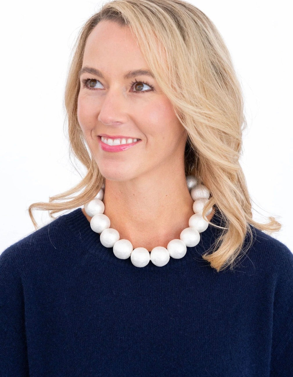 Susan Shaw Lucile Cotton Pearl Necklace