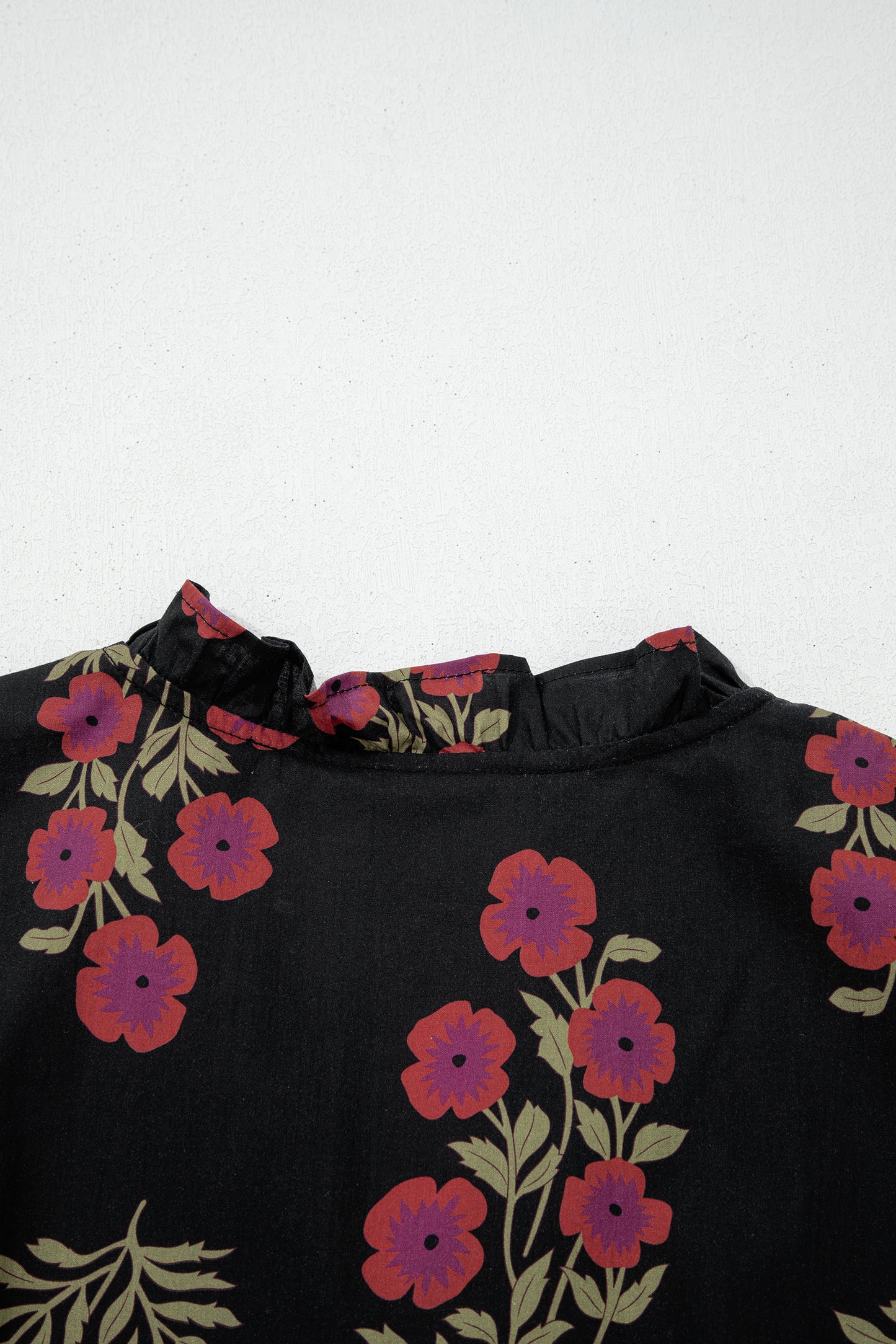 Black Floral Maxi Dress