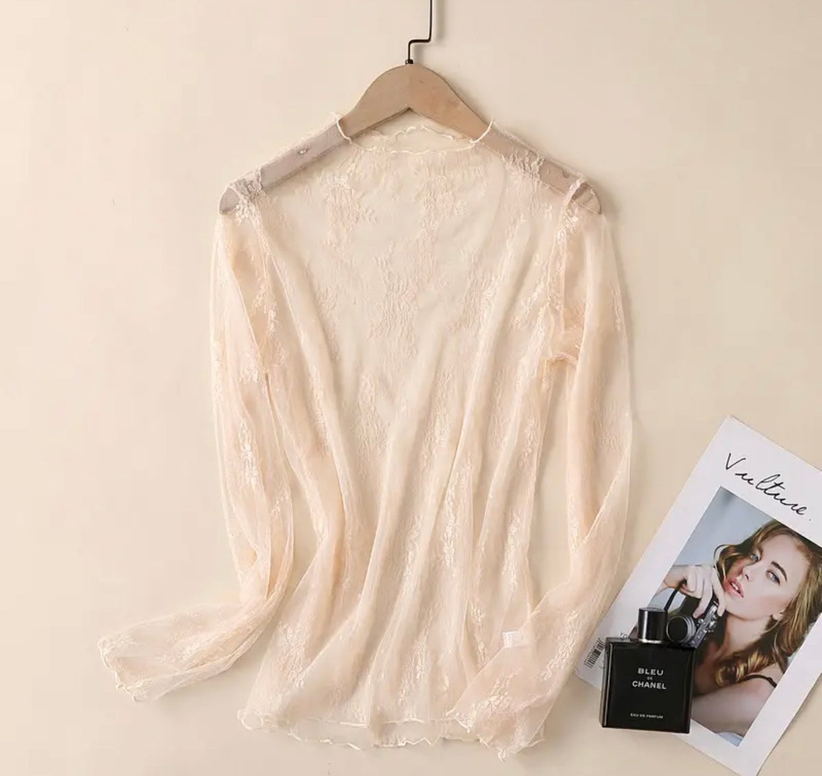 Ecru Mesh Undershirt