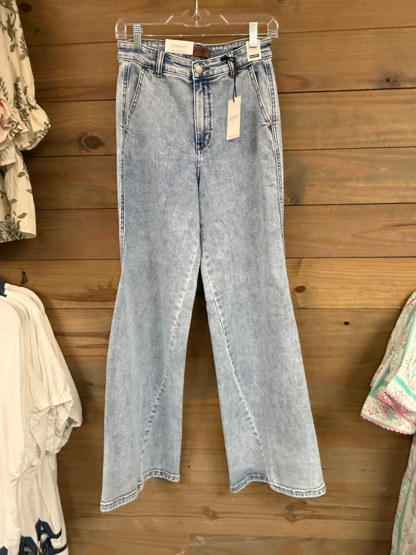 Judy Blue Retro Wide Leg High Waist Jeans