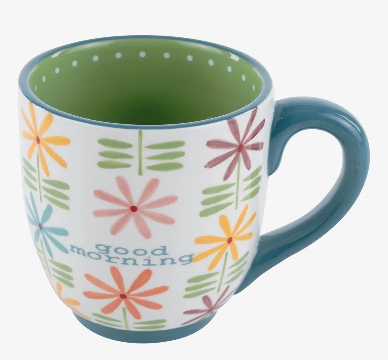 Good Morning Floral Mug