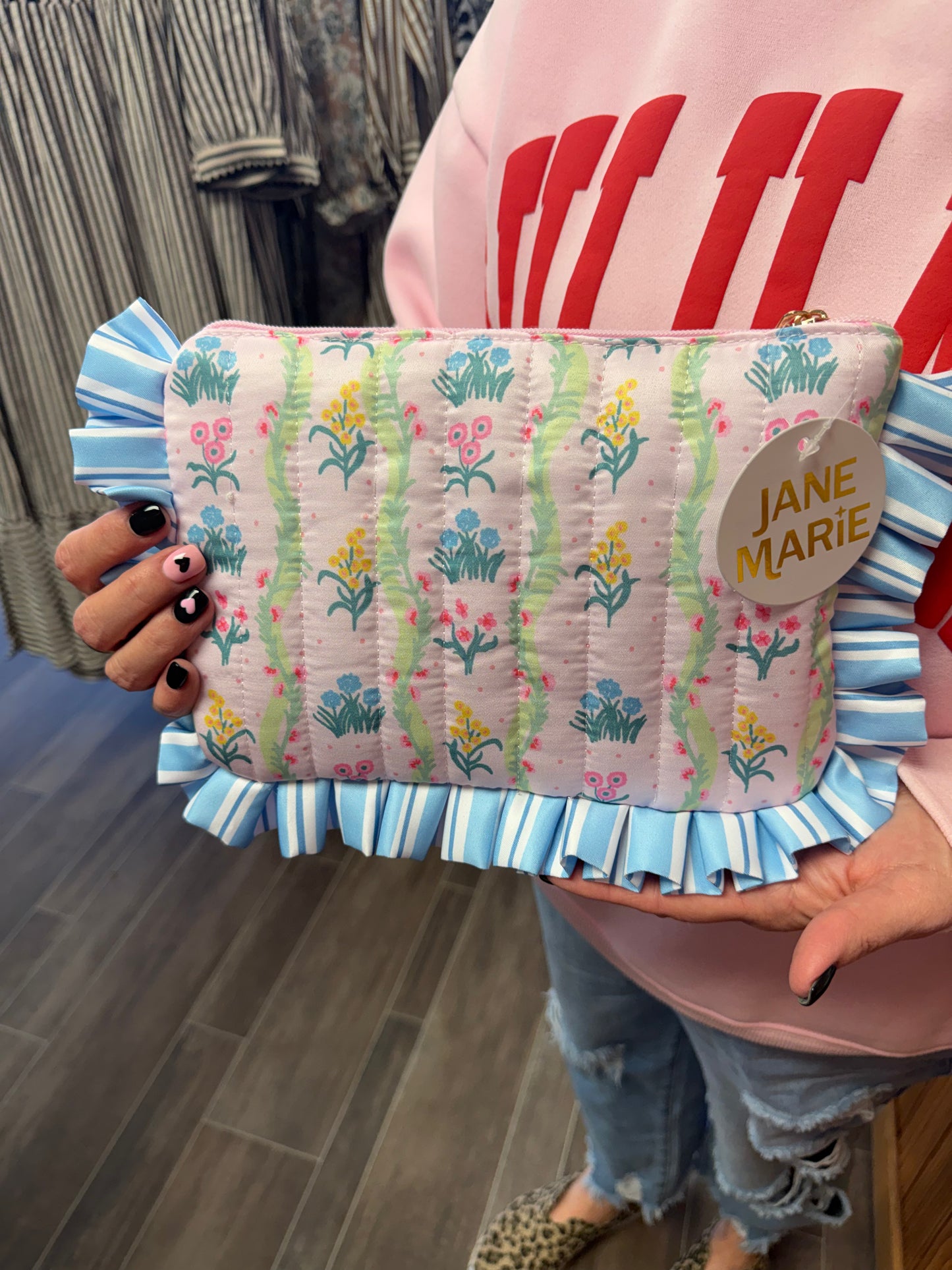 Jane Marie Large Zipper Pouch