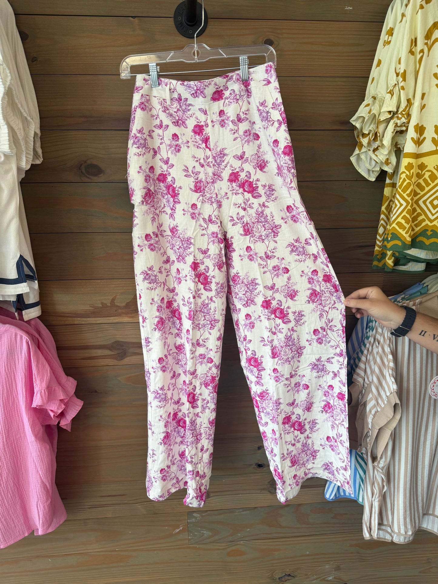 TCEC Pink Garden Pants