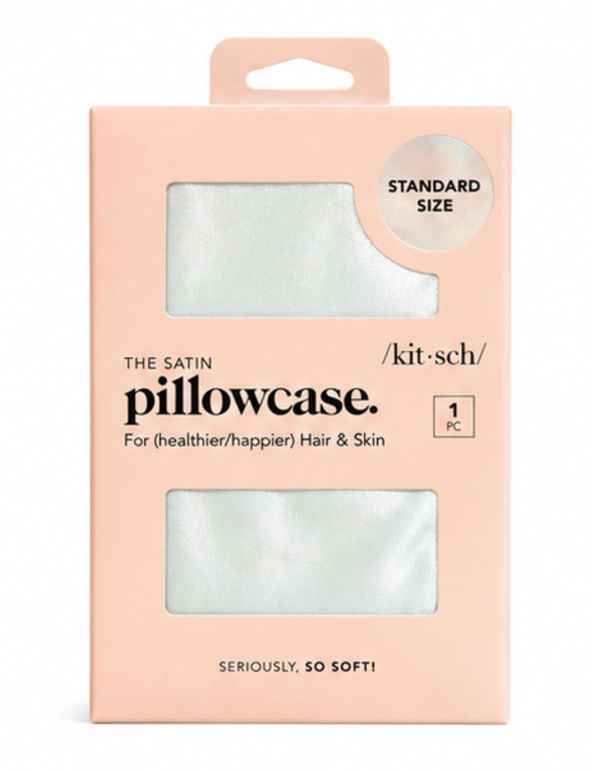 Kitsch White Gloss Pillowcase