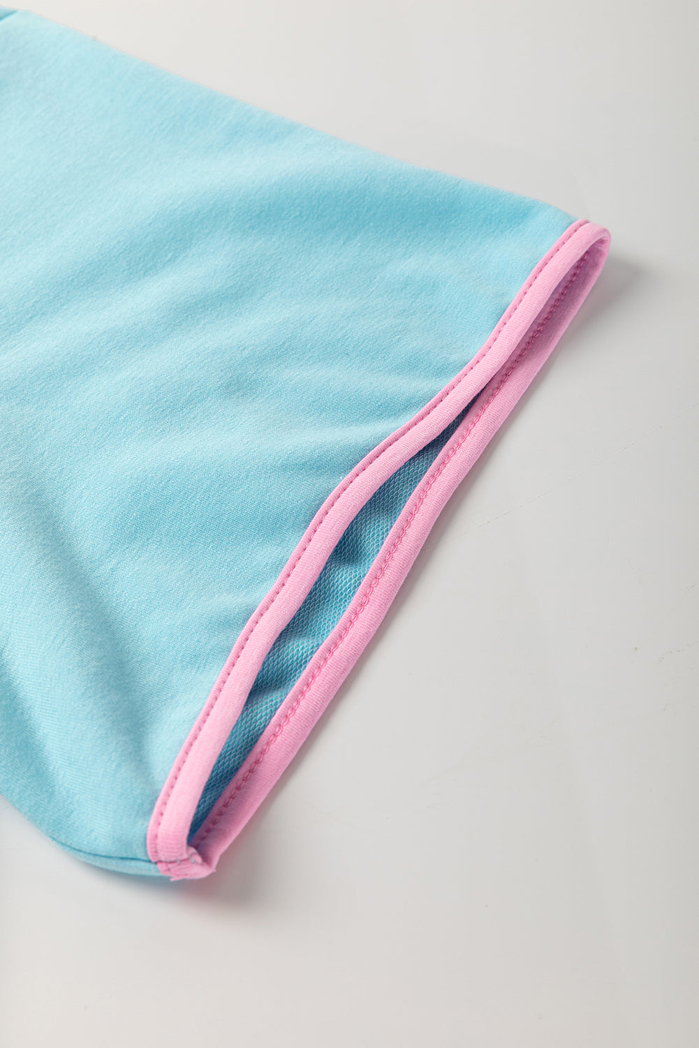 Evergreen Plus Size Contrast Trim T Shirt and Skort Two Piece Set