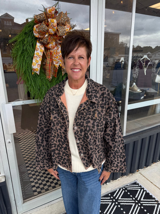 The Savanna Leopard Jacket