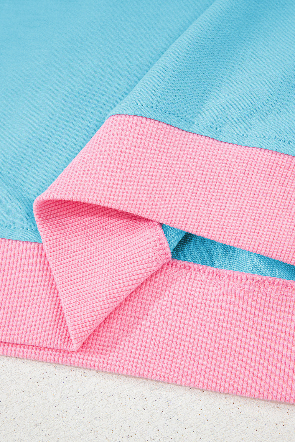 Evergreen Colorblock Edge Drop Shoulder T Shirt and Skort 2Pcs Set