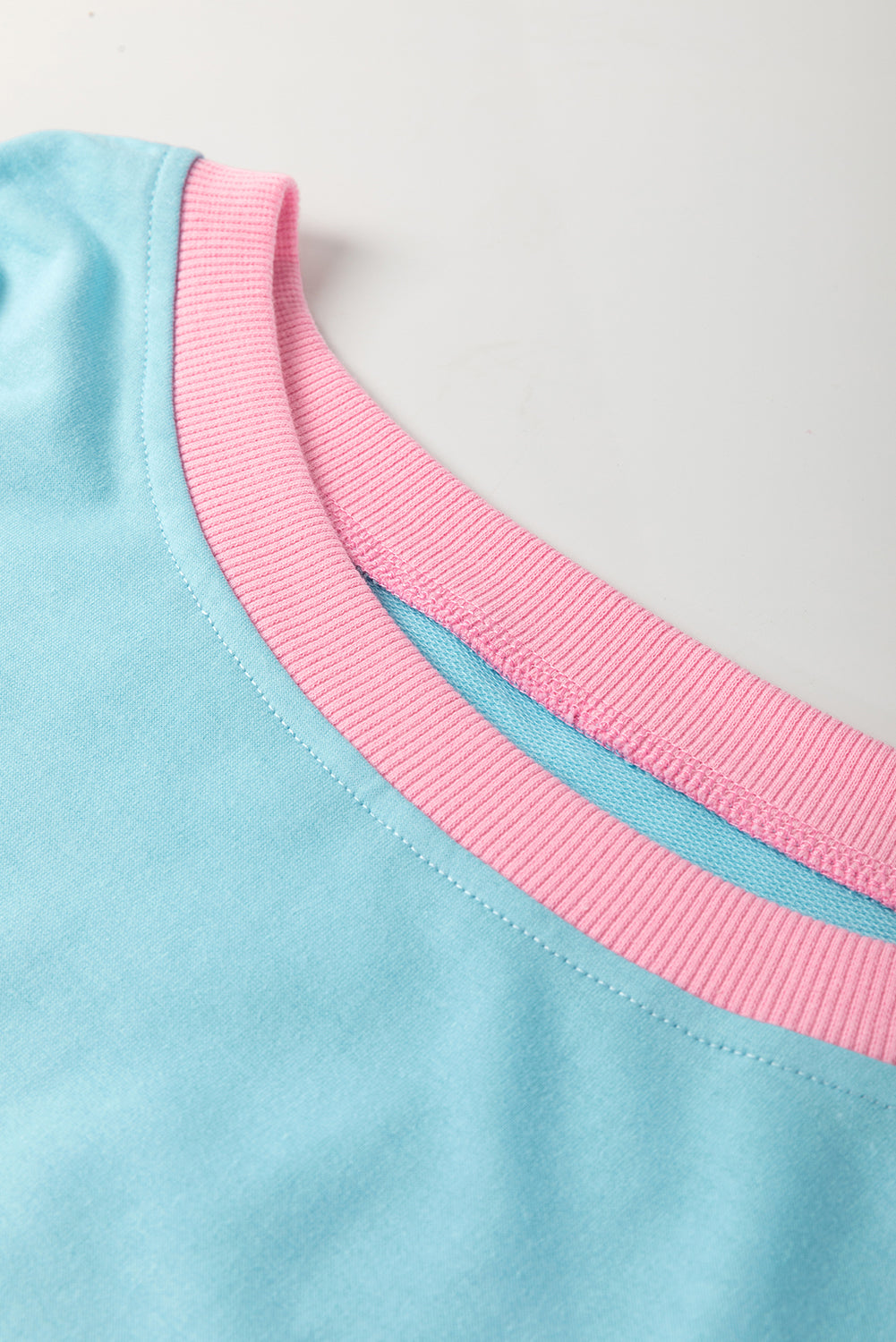 Evergreen Plus Size Contrast Trim T Shirt and Skort Two Piece Set