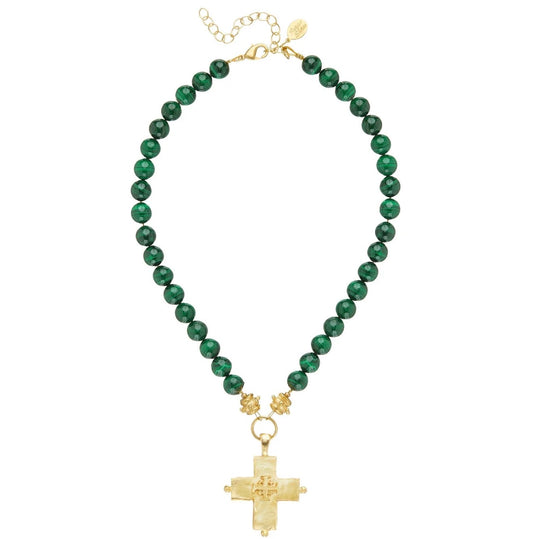 Susan Shaw Magellan Cross Necklace