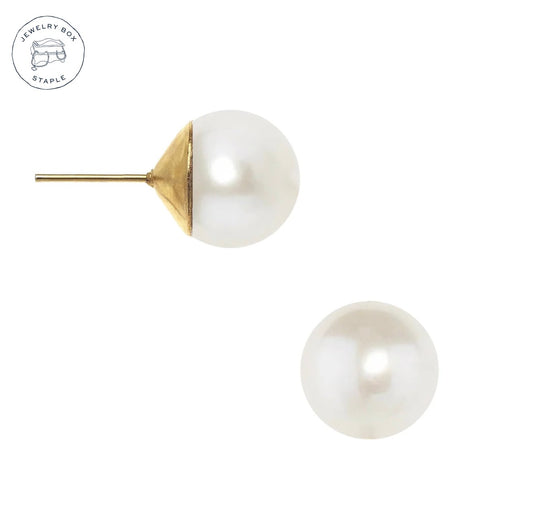 Susan Shaw Pearl Studs
