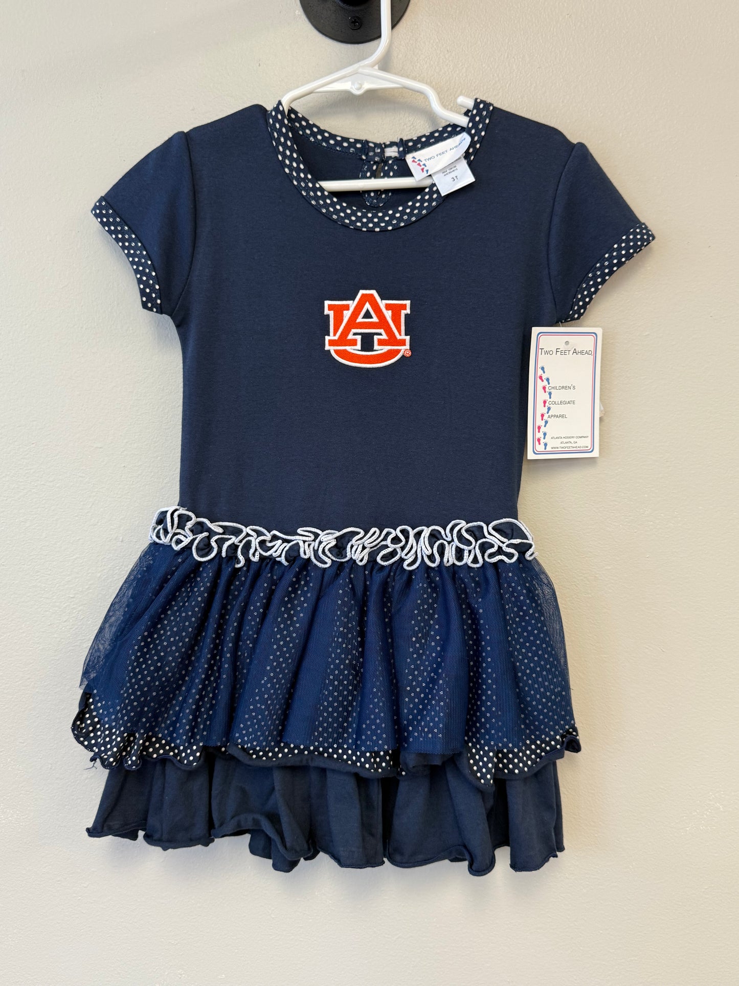 Pin Dot Auburn TuTu Dress
