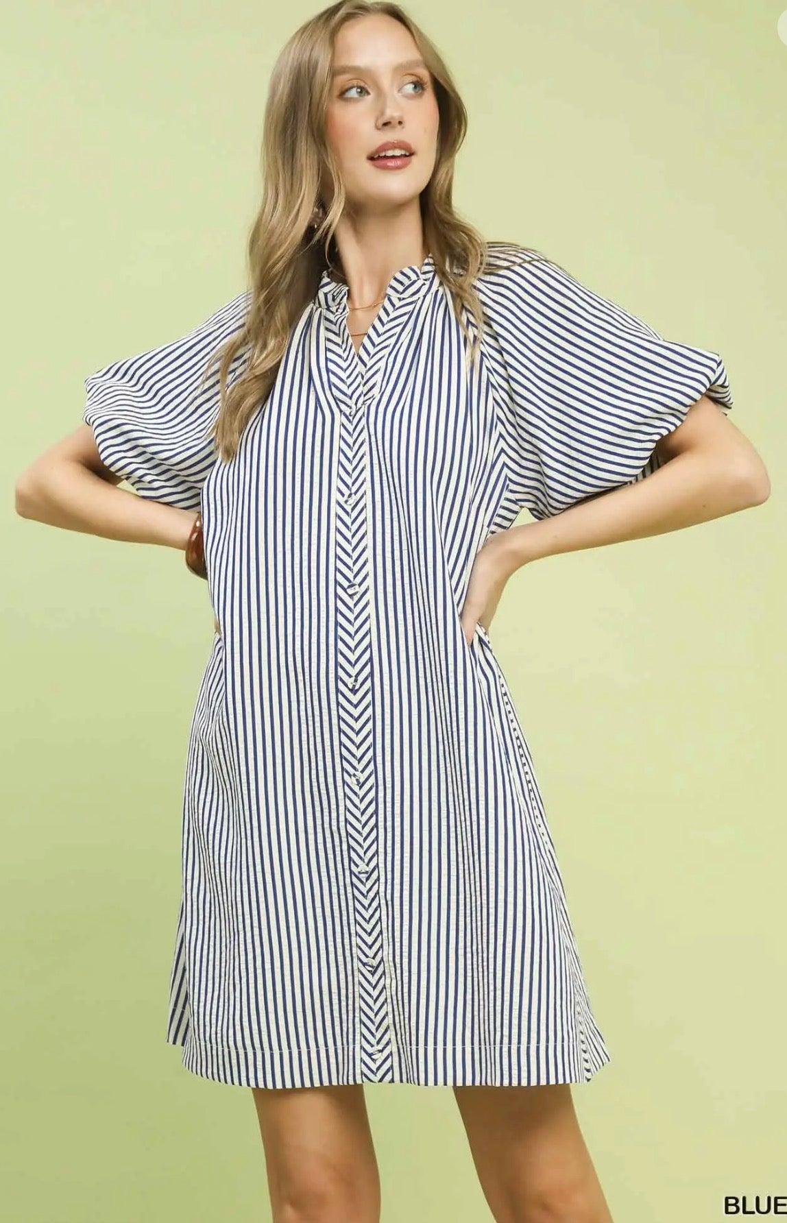 UMGEE Blue Stripe Dress