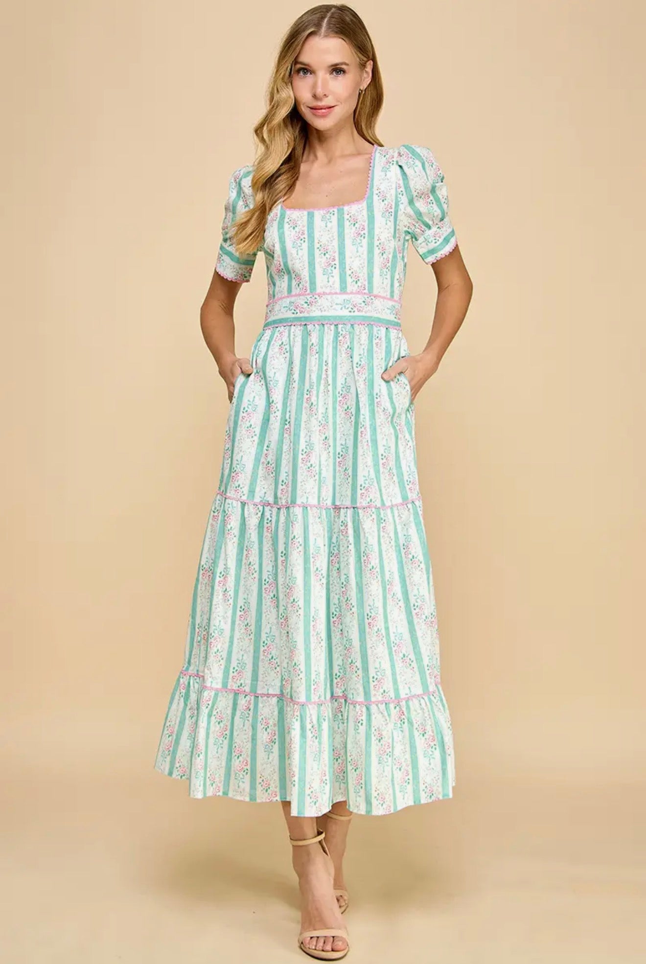 TCEC Southern Charm Maxi Dress