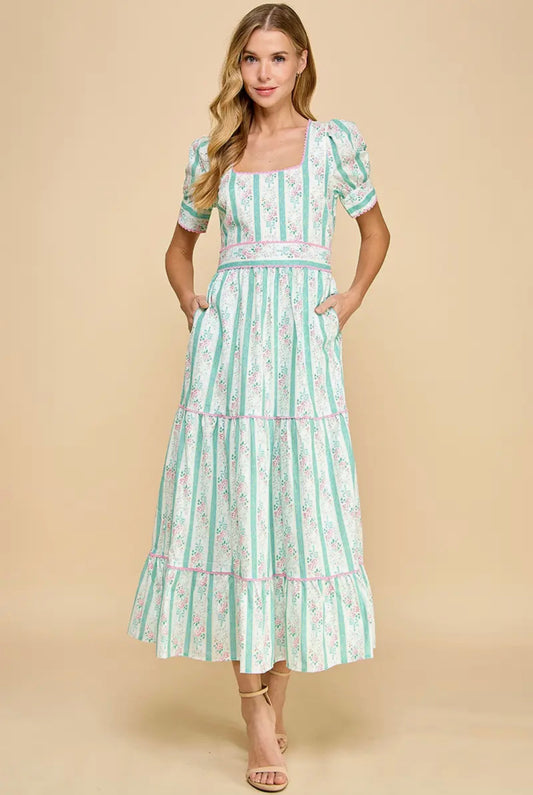 TCEC Southern Charm Maxi Dress