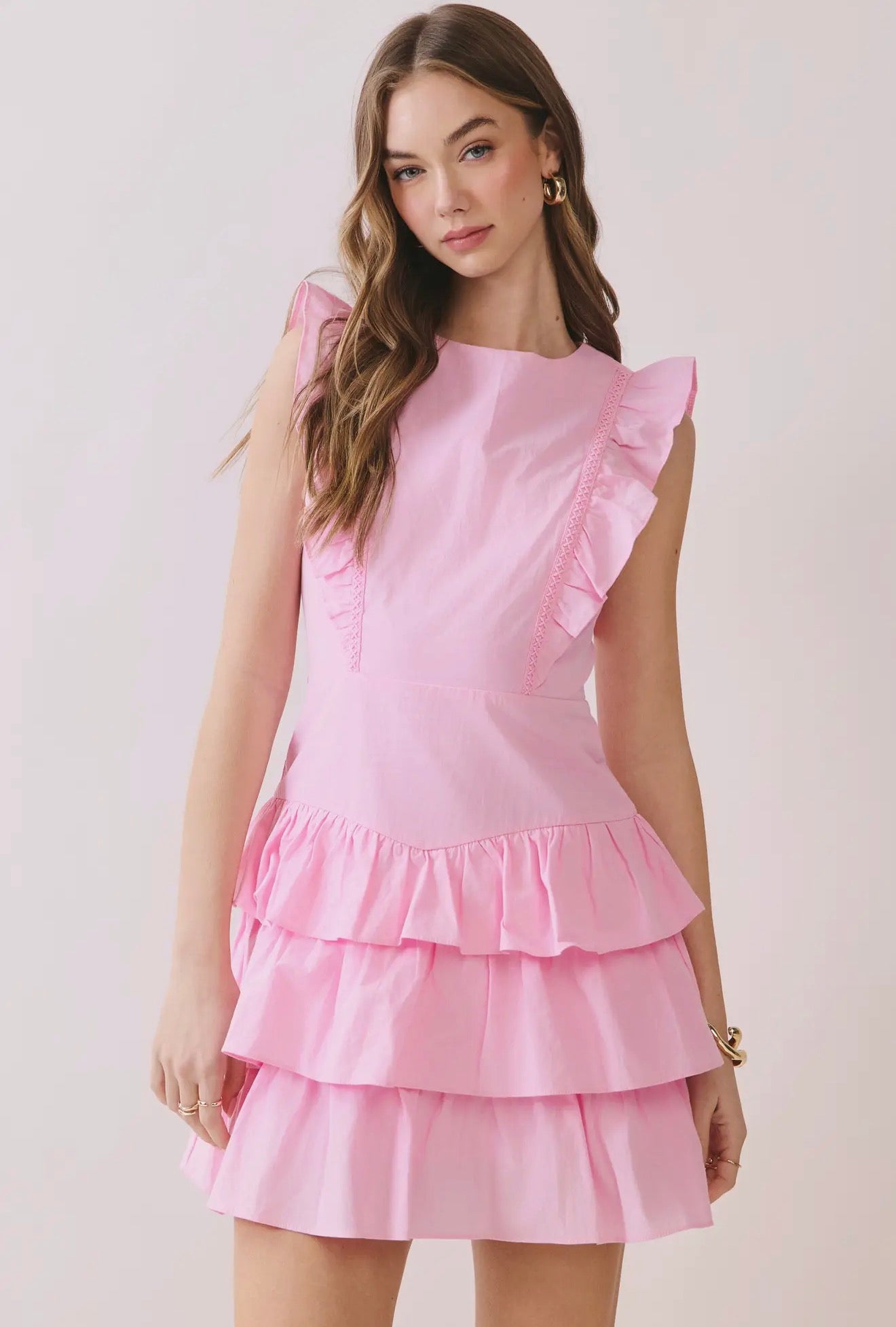 TCEC Pink Midi Dress