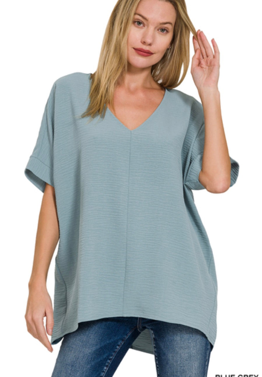 Zenana Oversized Everyday Top