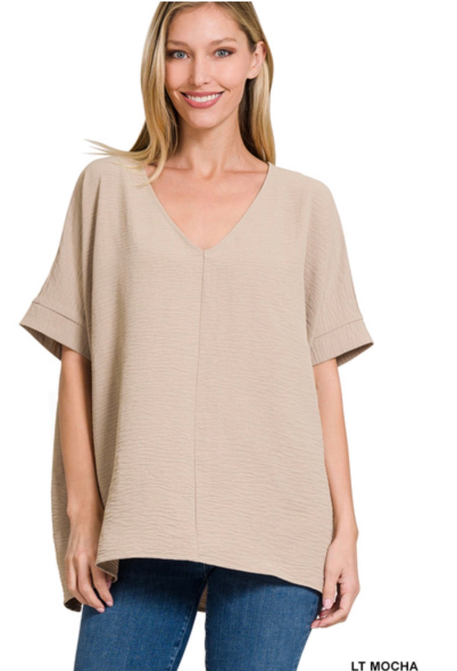 Zenana Oversized Everyday Top