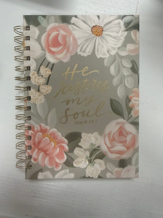 He Restores My Soul Notebook