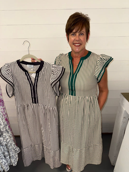 The Hamptons Stripe Maxi Dress