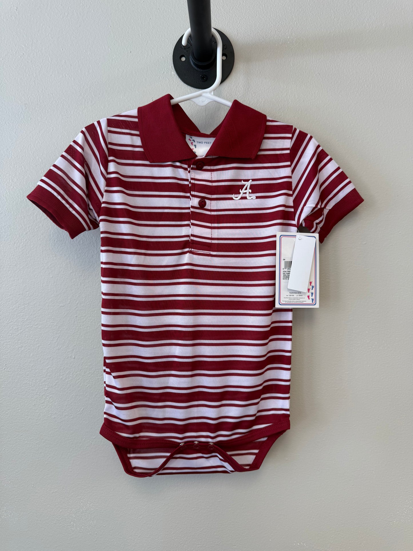 Bama Golf Stripe Onesie