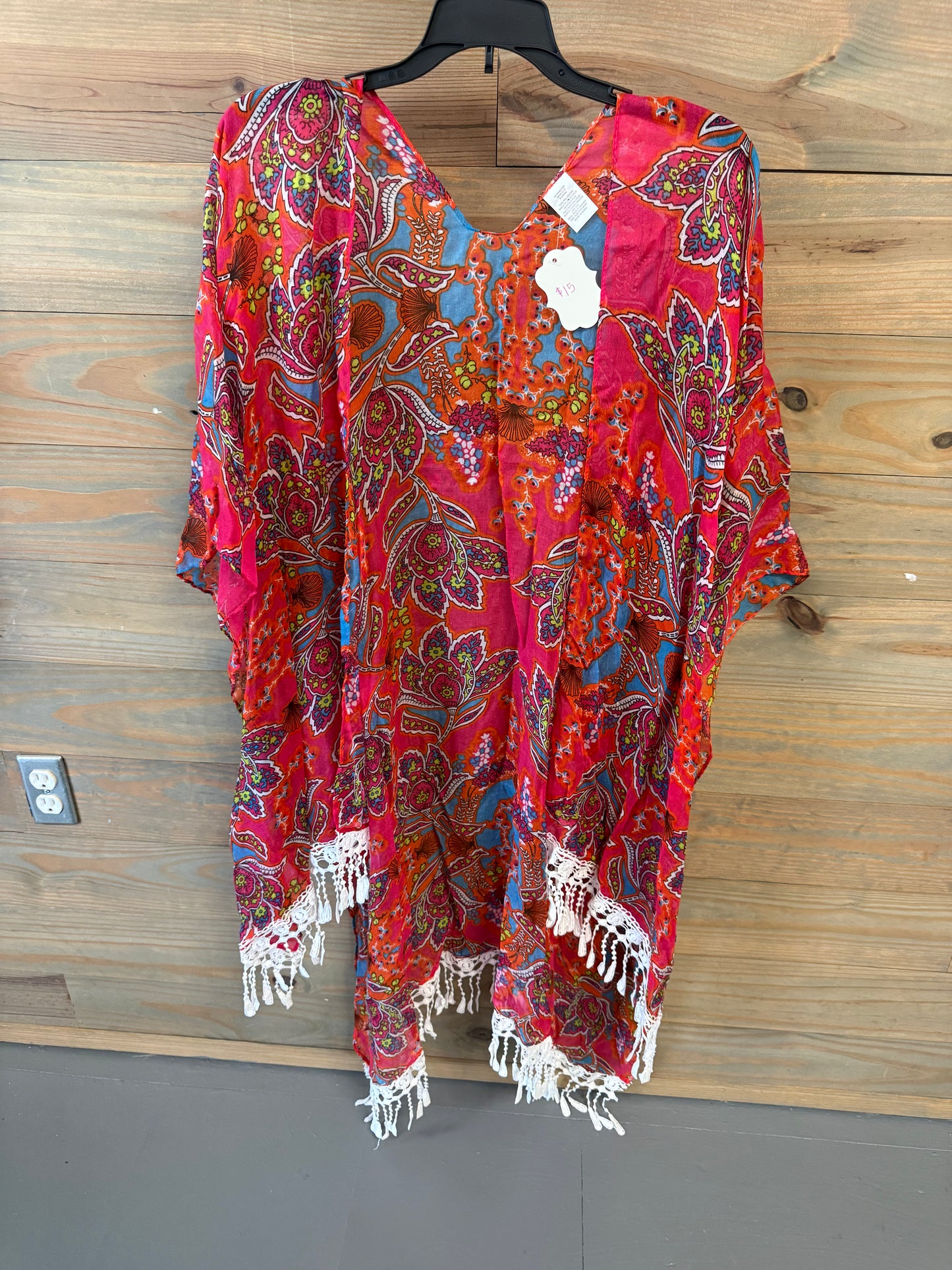 The Karla Kimono-red