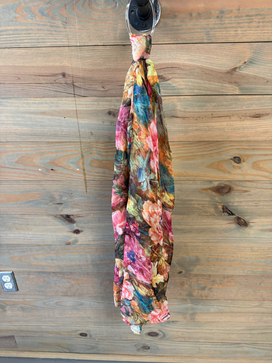 The Karla Scarf-flowers