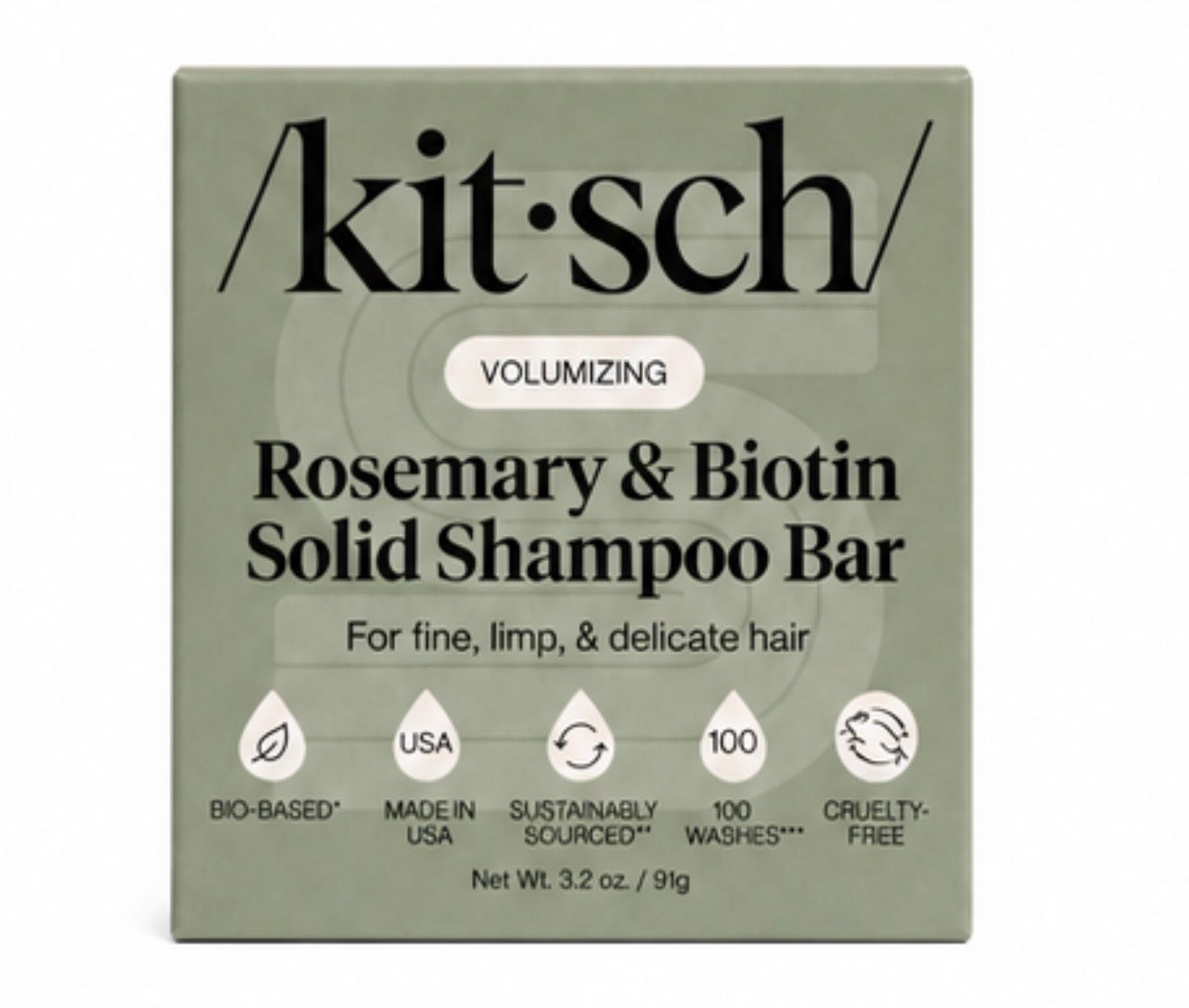 Kitsch Rosemary & Biotin Shampoo Bar