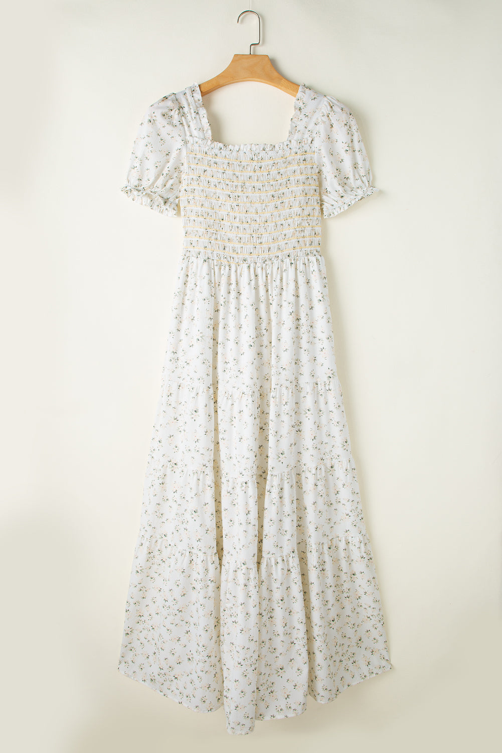 White Floral Maxi Dress