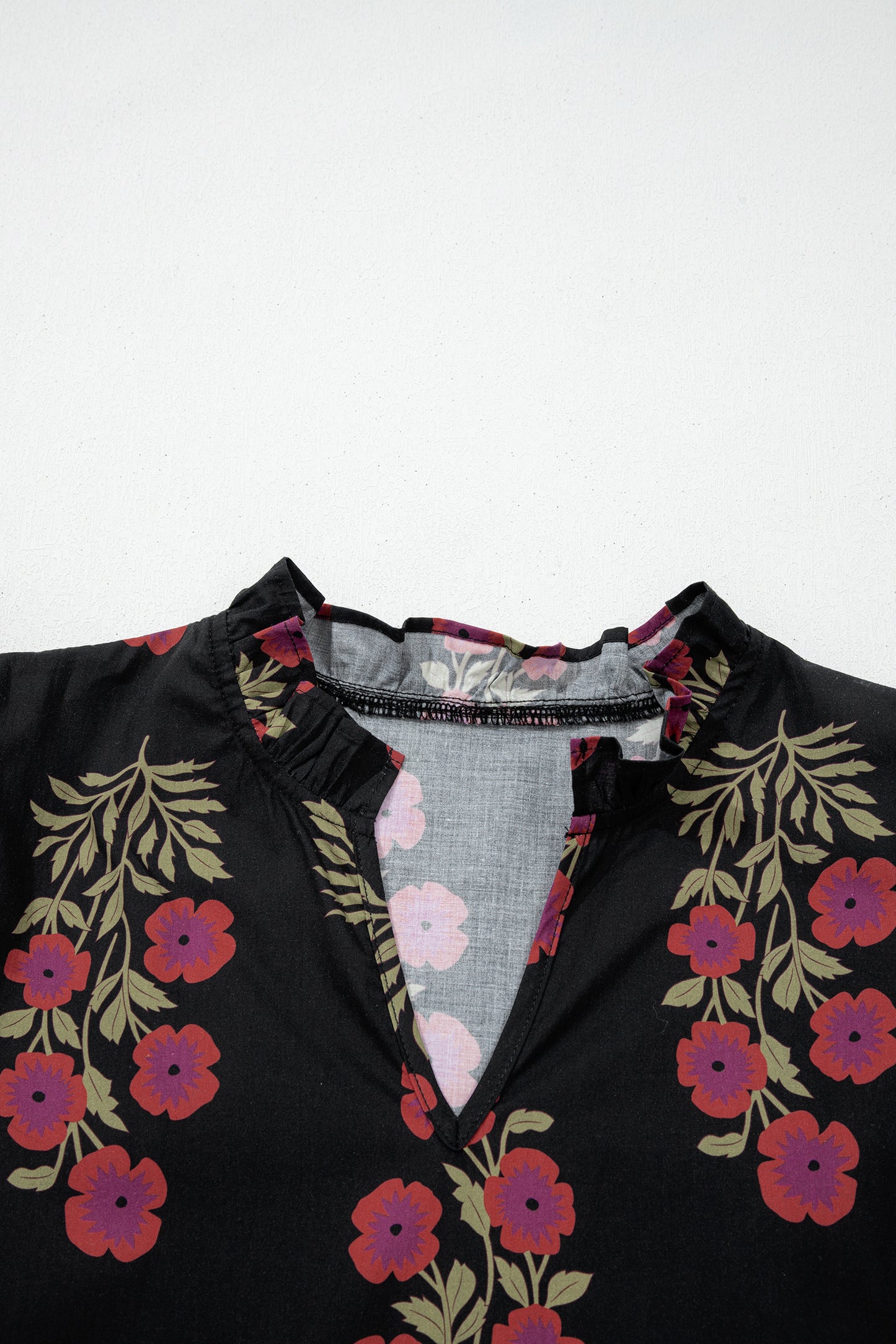 Black Floral Maxi Dress