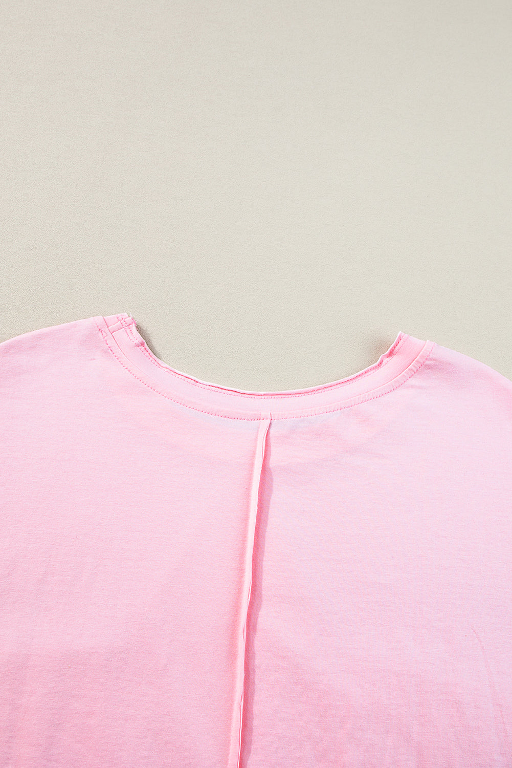 Pink Vibrant Star Patchwork Loose T-shirt