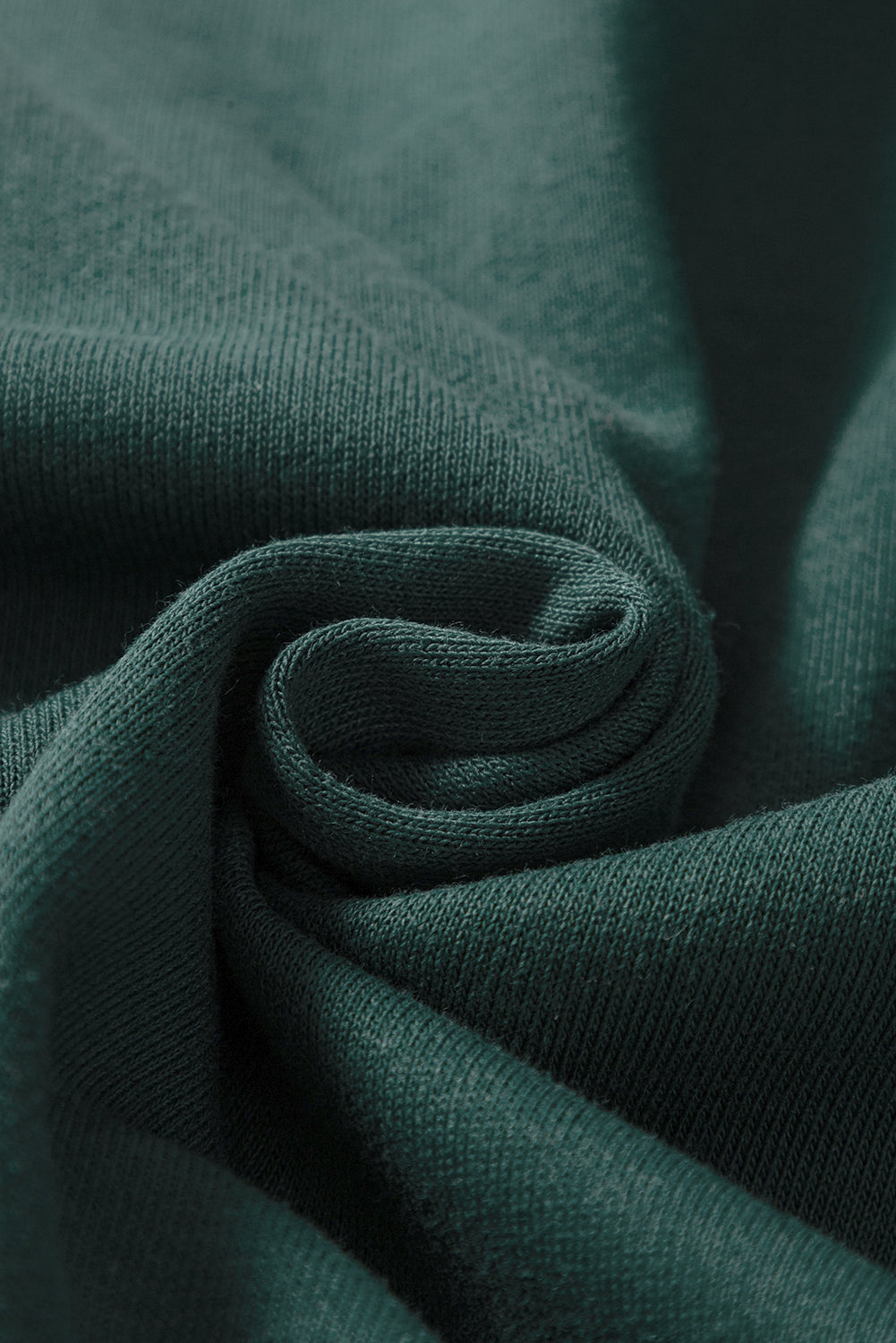 Rose Red Contrast Trim Loose Pullover and Lace-up Waist Shorts Set