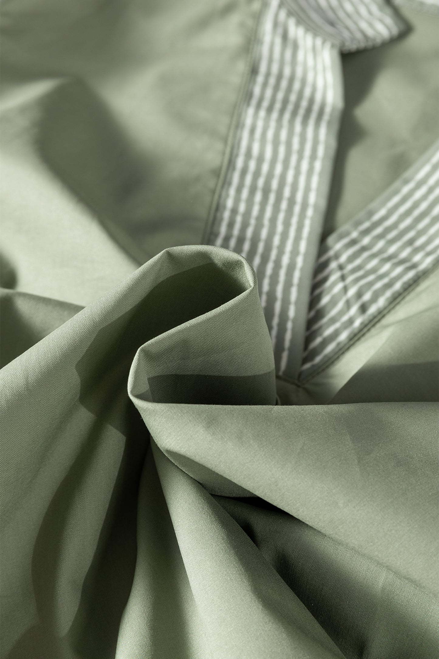 Green Patchwork Blouse