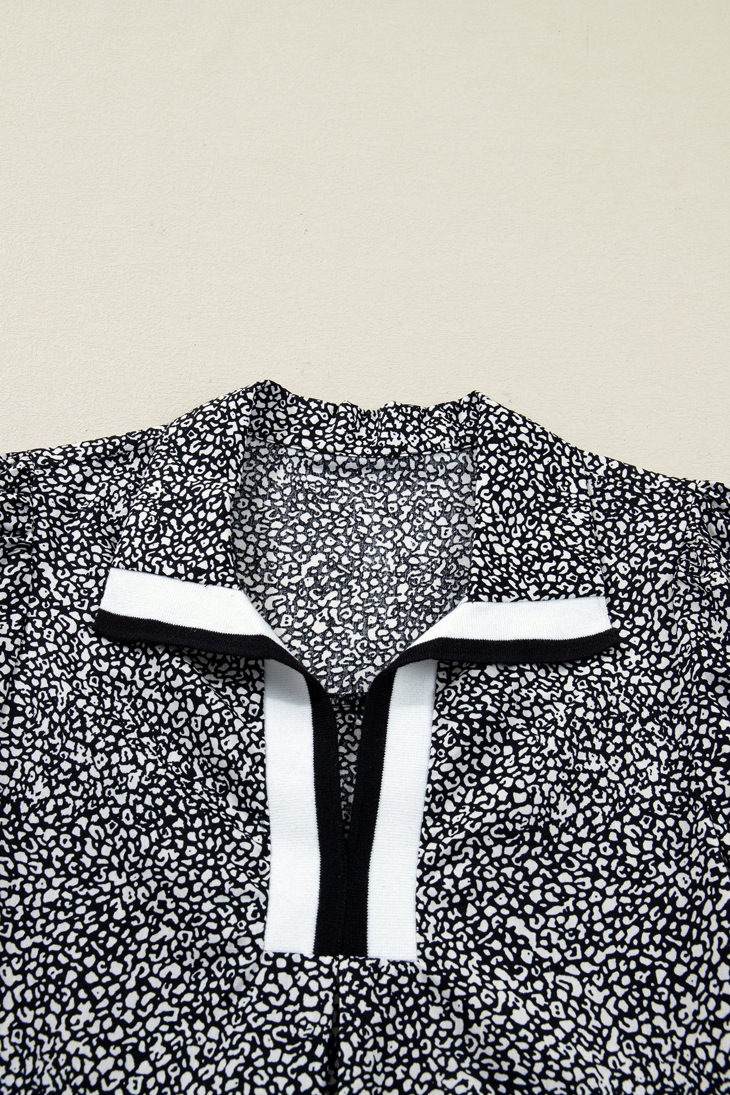 Black Leopard Print Dress