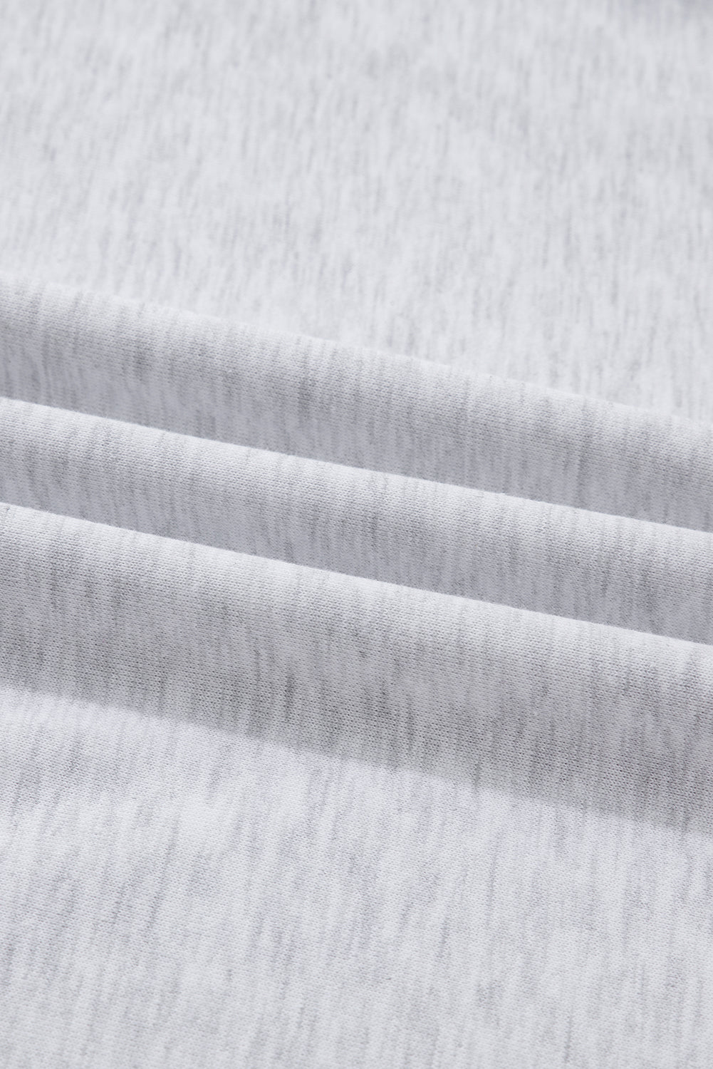 Light Grey Girly Bow Embroidered Pullover Loose Shorts Plus Size Outfit